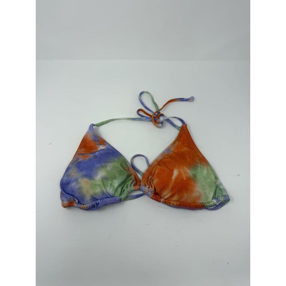 Lucky Brand Women's Swim Bikini Top Multicolor D-Cup